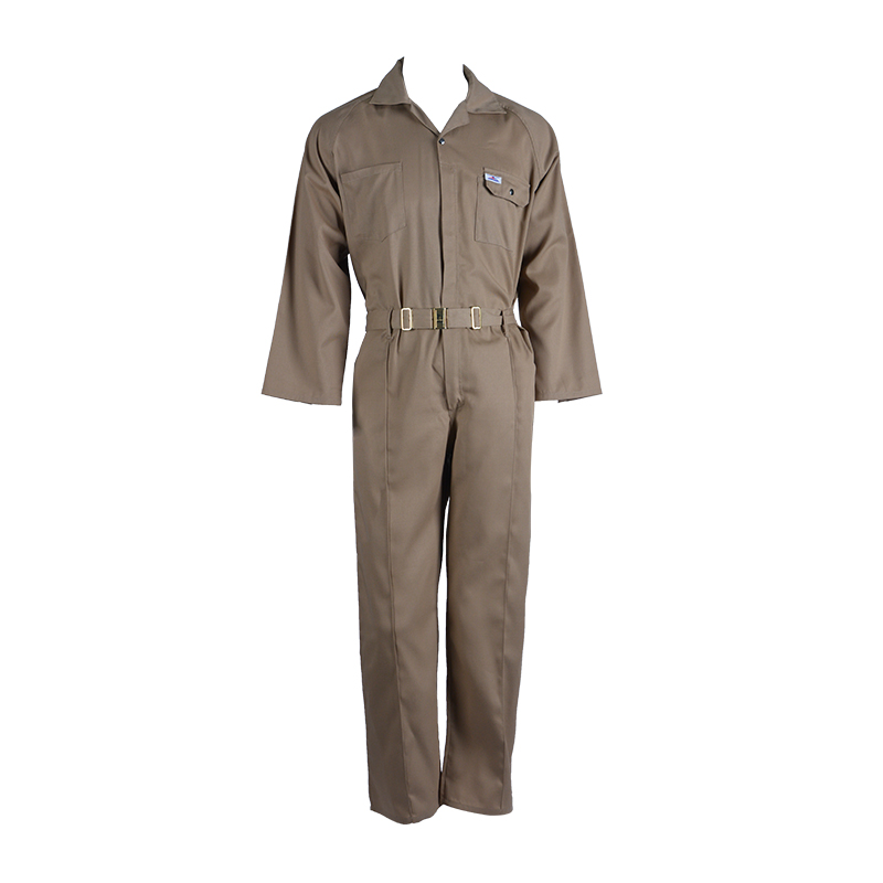 C01 Izdržljiva smeđa radna odjeća s više džepova