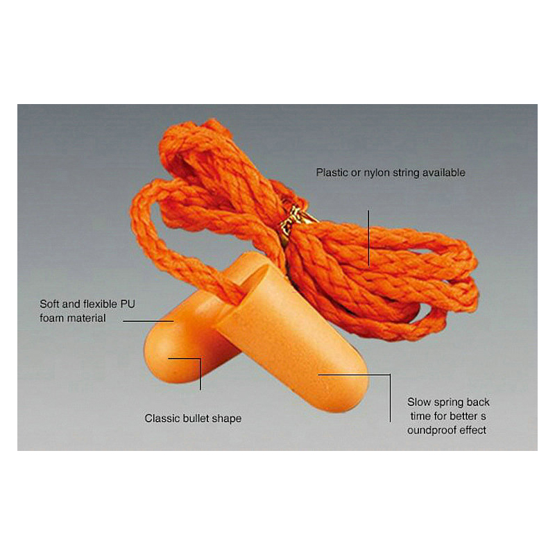 EM122 Čepići za uši od visokoučinkovite PU pjene za smanjenje buke EM122 Čepići za uši od visokoučinkovite PU pjene za smanjenje buke